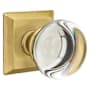 Emtek Providence Crystal Reversible Non-Turning Two-Sided Dummy Door Knob Set from the Crystal Collection French Antique