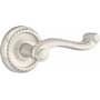 Emtek Rope Reversible Non-Turning Two-Sided Dummy Door Lever Set from the Designer Brass Collection Satin Nickel