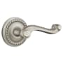 Emtek Rope Reversible Non-Turning Two-Sided Dummy Door Lever Set from the Designer Brass Collection Pewter