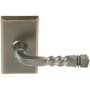Emtek Santa Fe Reversible Non-Turning Two-Sided Dummy Door Lever Set from the Designer Brass Collection Oil Rubbed Bronze
