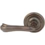 Emtek Wembley Reversible Non-Turning Two-Sided Dummy Door Lever Set from the Designer Brass Collection Oil Rubbed Bronze