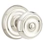 Emtek Waverly Reversible Non-Turning Two-Sided Dummy Door Knob Set from the Classic Brass Collection Polished Nickel