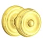 Emtek Waverly Reversible Non-Turning Two-Sided Dummy Door Knob Set from the Classic Brass Collection Polished Brass