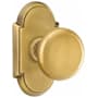 Emtek Providence Passage Door Knob Set with Type 8 Rose from the Classic Brass Collection French Antique