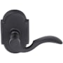Emtek Cortina Brass Modern Passage Leverset Flat Black