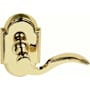 Emtek Cortina Brass Modern Passage Leverset Unlacquered Brass