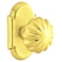 Emtek Melon Designer Brass Passage Knobset Polished Brass