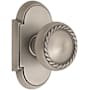 Emtek Rope Knob Designer Brass Passage Knobset Pewter