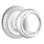 Emtek Rope Knob Designer Brass Passage Knobset Polished Chrome