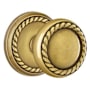 Emtek Rope Knob Designer Brass Passage Knobset French Antique