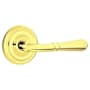Emtek Turino Brass Modern Passage Leverset Unlacquered Brass