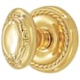 Emtek Victoria Egg Designer Brass Passage Knobset Polished Brass