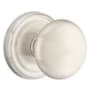 Emtek Providence Privacy Door Knob Set with Regular Rose from the Brass Classic Collection Satin Nickel