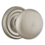 Emtek Providence Privacy Door Knob Set with Regular Rose from the Brass Classic Collection Pewter