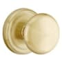 Emtek Providence Privacy Door Knob Set with Regular Rose from the Brass Classic Collection Satin Brass