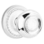 Emtek Belmont Privacy Door Knob Set from the Designer Brass Collection Polished Chrome