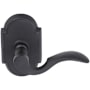 Emtek Cortina Brass Modern Privacy Leverset Flat Black