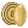 Emtek Egg Brass Modern Privacy Knobset French Antique