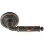 Emtek Ribbon and Reed Designer Brass Privacy Leverset Oil Rubbed Bronze