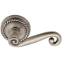Emtek Rustic Designer Brass Privacy Leverset Pewter