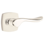 Emtek Luzern Privacy Door Lever Set Lifetime Polished Nickel