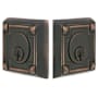 Emtek Arts and Crafts Style Designer Brass Double Cylinder Deadbolt Oil Rubbed Bronze