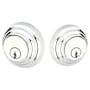 Emtek Low Profile Style Brass Modern Double Cylinder Deadbolt Polished Chrome