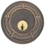 Emtek Tuscany Style Lost Wax Cast Bronze Double Cylinder Deadbolt Medium Bronze