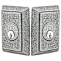 Emtek #3 Style Wrought Steel Double Cylinder Deadbolt Satin Steel