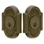 Emtek #11 Style Tuscany Bronze Double Cylinder Deadbolt Medium Bronze