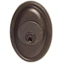 Emtek #14 Style Tuscany Bronze Double Cylinder Deadbolt Medium Bronze