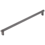 Emtek Smooth 12 Inch Center to Center Bar Cabinet Pull with Rectangular Stem from the SELECT Collection Oil Rubbed Bronze / Oil Rubbed Bronze Stem