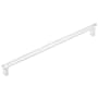 Emtek Knurled 12 Inch Center to Center Bar Appliance Pull with Rectangular Stem from the SELECT Collection Polished Chrome / Polished Chrome Stem