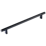 Emtek Smooth 10 Inch Center to Center Bar Cabinet Pull with Rectangular Bar Stem from the SELECT Collection Oil Rubbed Bronze / Oil Rubbed Bronze Stem