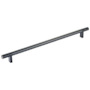 Emtek Smooth 12 Inch Center to Center Bar Cabinet Pull with Rectangular Bar Stem from the SELECT Collection Oil Rubbed Bronze / Oil Rubbed Bronze Stem