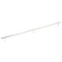 Emtek Smooth 20 Inch Center to Center Bar Cabinet Pull with Rectangular Bar Stem from the SELECT Collection Polished Nickel / Polished Nickel Stem