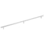 Emtek Smooth 20 Inch Center to Center Bar Cabinet Pull with Rectangular Bar Stem from the SELECT Collection Satin Nickel / Satin Nickel Stem