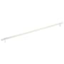 Emtek Knurled 18 Inch Center to Center Bar Cabinet Pull with Rectangular Bar Stem from the SELECT Collection Polished Nickel / Polished Nickel Stem