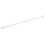Emtek Knurled 18 Inch Center to Center Bar Cabinet Pull with Rectangular Bar Stem from the SELECT Collection Polished Chrome / Polished Chrome Stem