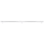 Emtek Knurled 36 Inch Center to Center Bar Appliance Pull with Rectangular Bar Stem from the SELECT Collection Polished Chrome / Polished Chrome Stem