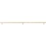Emtek Knurled 36 Inch Center to Center Bar Appliance Pull with Rectangular Bar Stem from the SELECT Collection Satin Brass / Satin Brass Stem