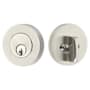 Emtek Single Cylinder Modern Disc Deadbolt Satin Nickel
