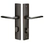 Emtek Stretto Modern Rectangular Single Cylinder 1.125" Lock with Turn Piece from 8440 Series Oil Rubbed Bronze