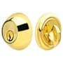 Emtek Regular Style Classic Brass Single Cylinder Deadbolt Polished Brass