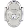Emtek Knoxville Style Designer Brass Single Cylinder Deadbolt Polished Chrome