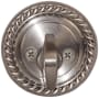 Emtek Rope Style Designer Brass Single Cylinder Deadbolt Satin Nickel