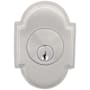 Emtek #8 Style Brass Modern Single Cylinder Deadbolt Satin Nickel