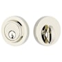 Emtek Modern Style Brass Modern Single Cylinder Deadbolt Polished Nickel