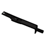 Emtek 6" Solid Brass Flush Bolt with Square Corners from the American Classic Collection Flat Black