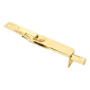 Emtek 6" Solid Brass Flush Bolt with Square Corners from the American Classic Collection Polished Brass